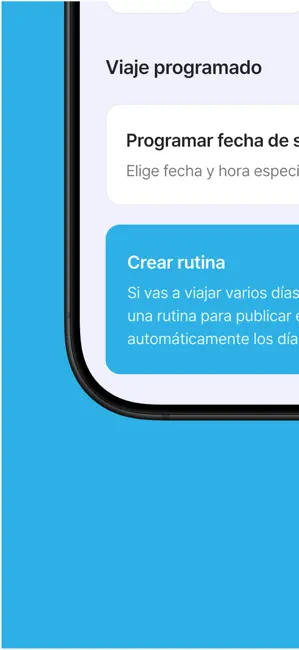 Mube - Viajes compartidos iPhone screenshot 5