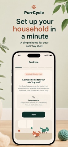 PurrCycle: Cat Toy Tracker screenshot