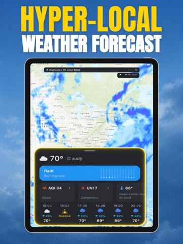 NOAA Weather Radar Live Map . iPad screenshot 5