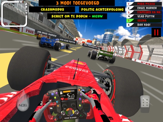 Formule Auto Racen Simulator iPad app afbeelding 3