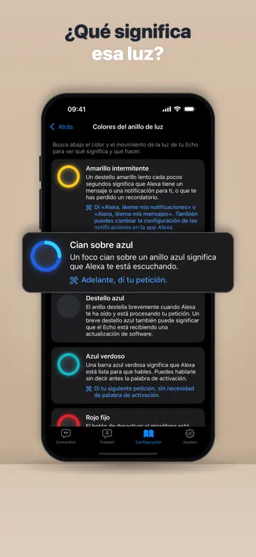 Commandes vocales pour Alexa screenshot 5 of 7