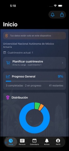 PensumMX: Malla curricular iPhone screenshot
