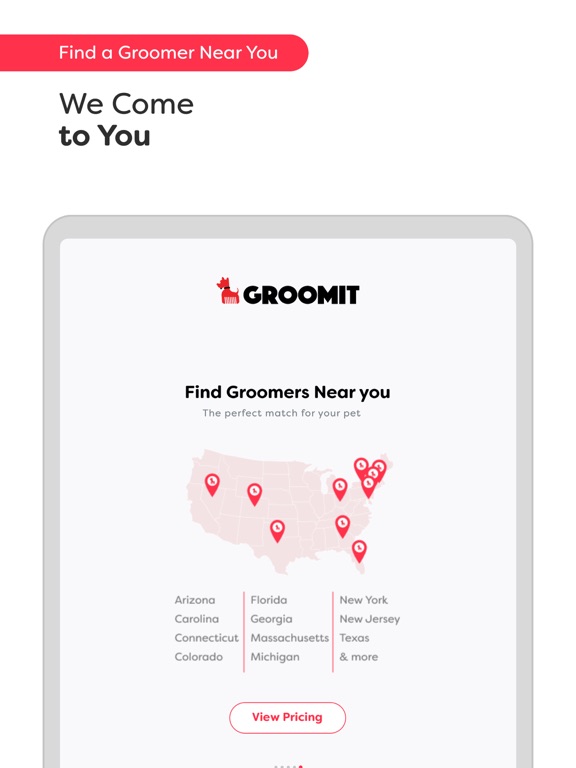 Groomit – On-Demand Grooming iPad screenshot 3 - Lifestyle app