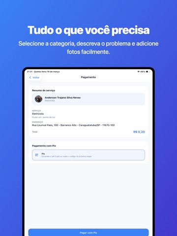 iService: Serviços para você iPad screenshot