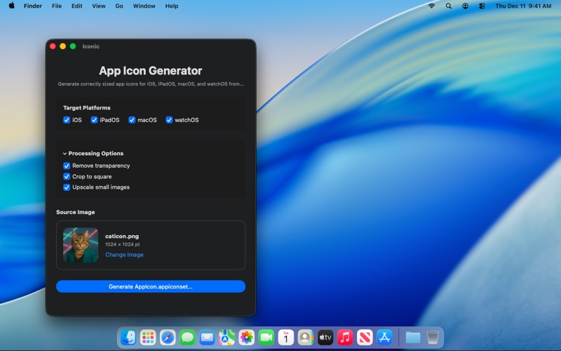 Iconic Asset Studio app screenshot