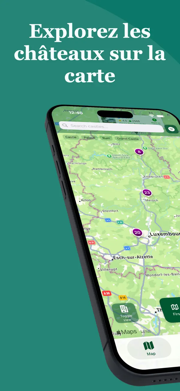 Screenshot #1 pour Châteaux du Luxembourg － Guide