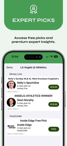 Live Scores and Odds iPhone screenshot