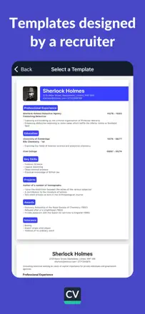 Resume Builder - CV Engineer: Screenshot 3 von 8