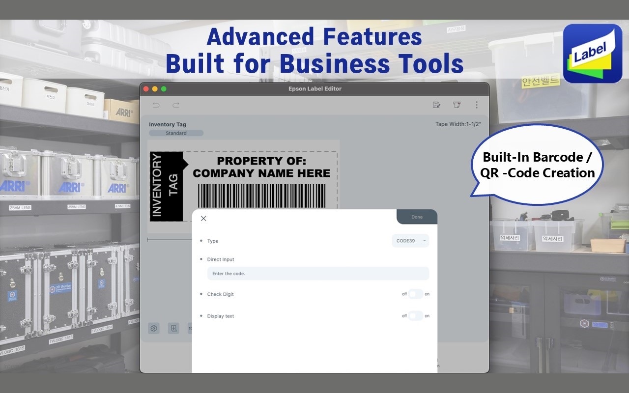 Screenshot 3 of Epson Label Editor