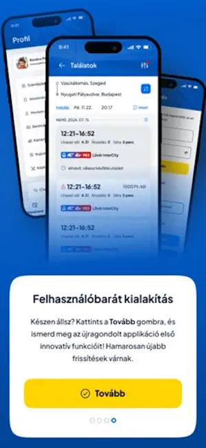MÁVPlusz iPhone screenshot 1