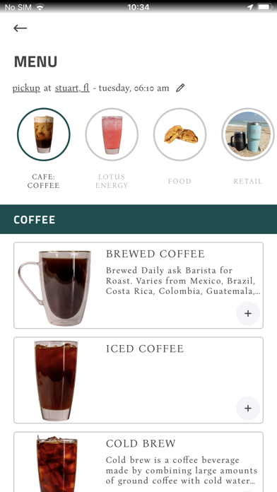 Googan Coffee Screenshot