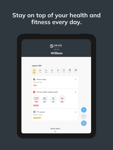 The Gym Ramona iPad screenshot