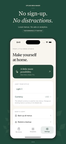 Offline Menu Maker Screenshot 8 of 8