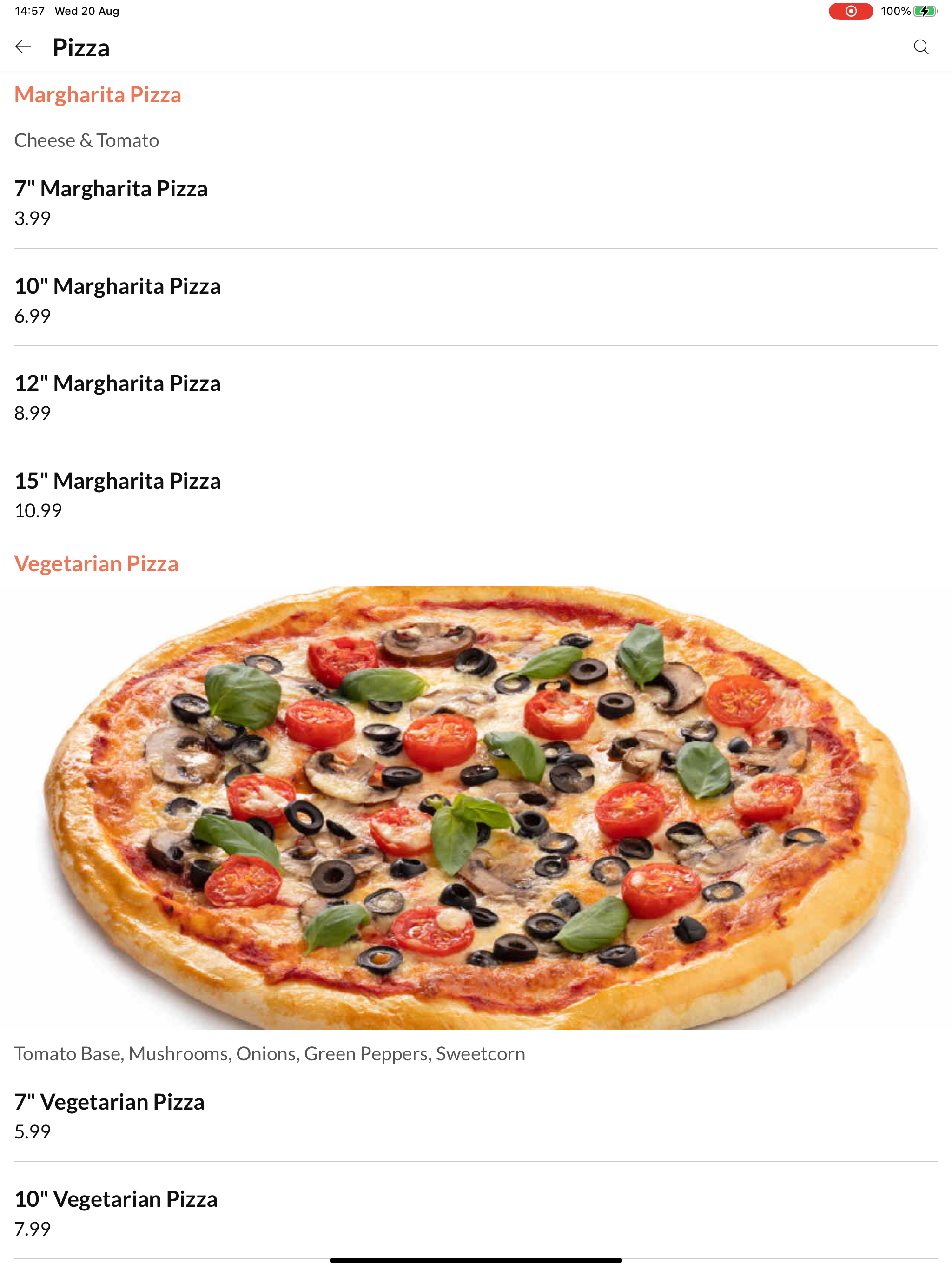 Elizabeth Pizza & Kebab screenshot 7
