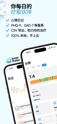 InnerPulse – GAD-7 & PHQ-9 screenshot