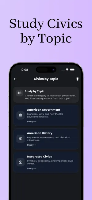 US Citizenship Test Prep. 2026 screenshot 3