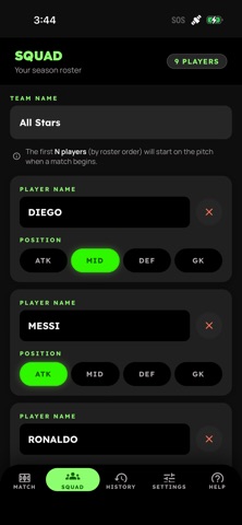 MatchMinutes screenshot