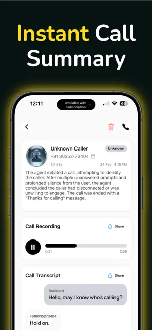 Hola AI: Voicemail Assistant screenshot 2