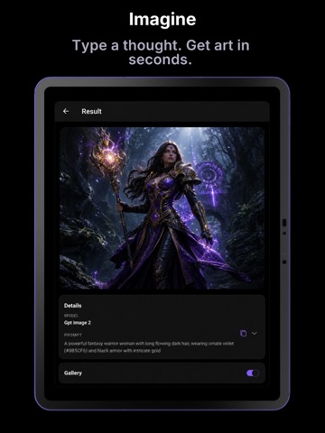 Pixel: AI Art Generator iPad screenshot