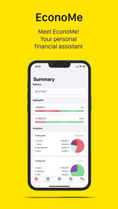 Screenshot #1 pour Whalefy: Manual Budget Tracker