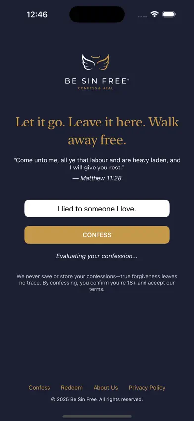 Be Sin Free screenshot 2