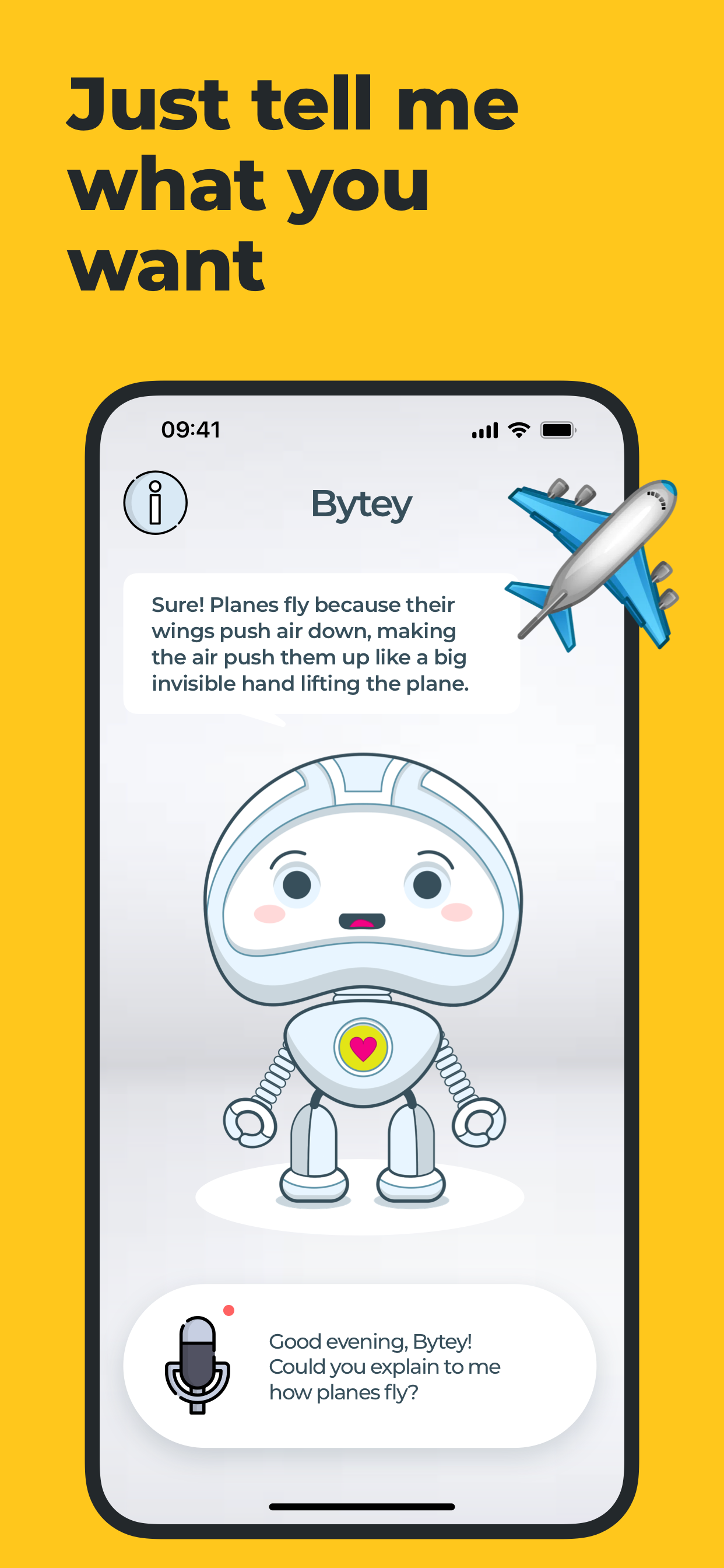 Bytey: AI robot for kids