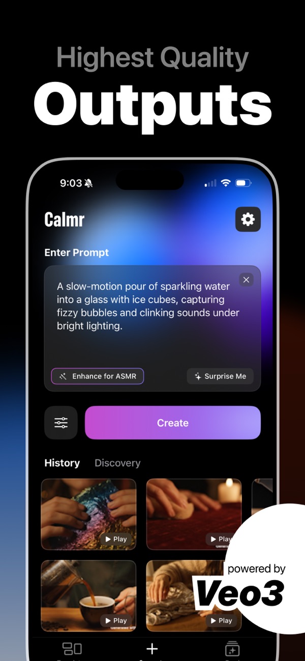 AI ASMR Video Generator: CALMR screenshot 5