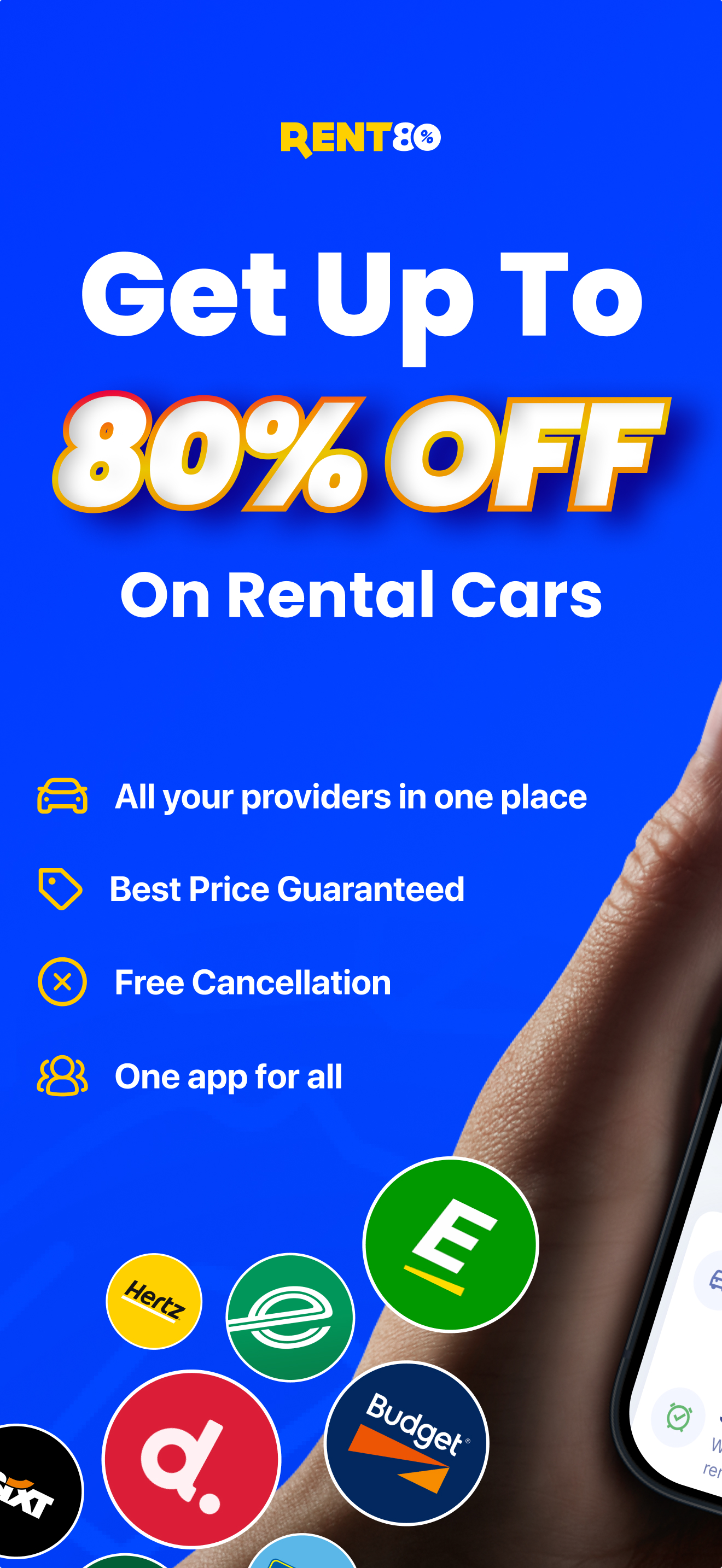 Rent a Car・Rent80