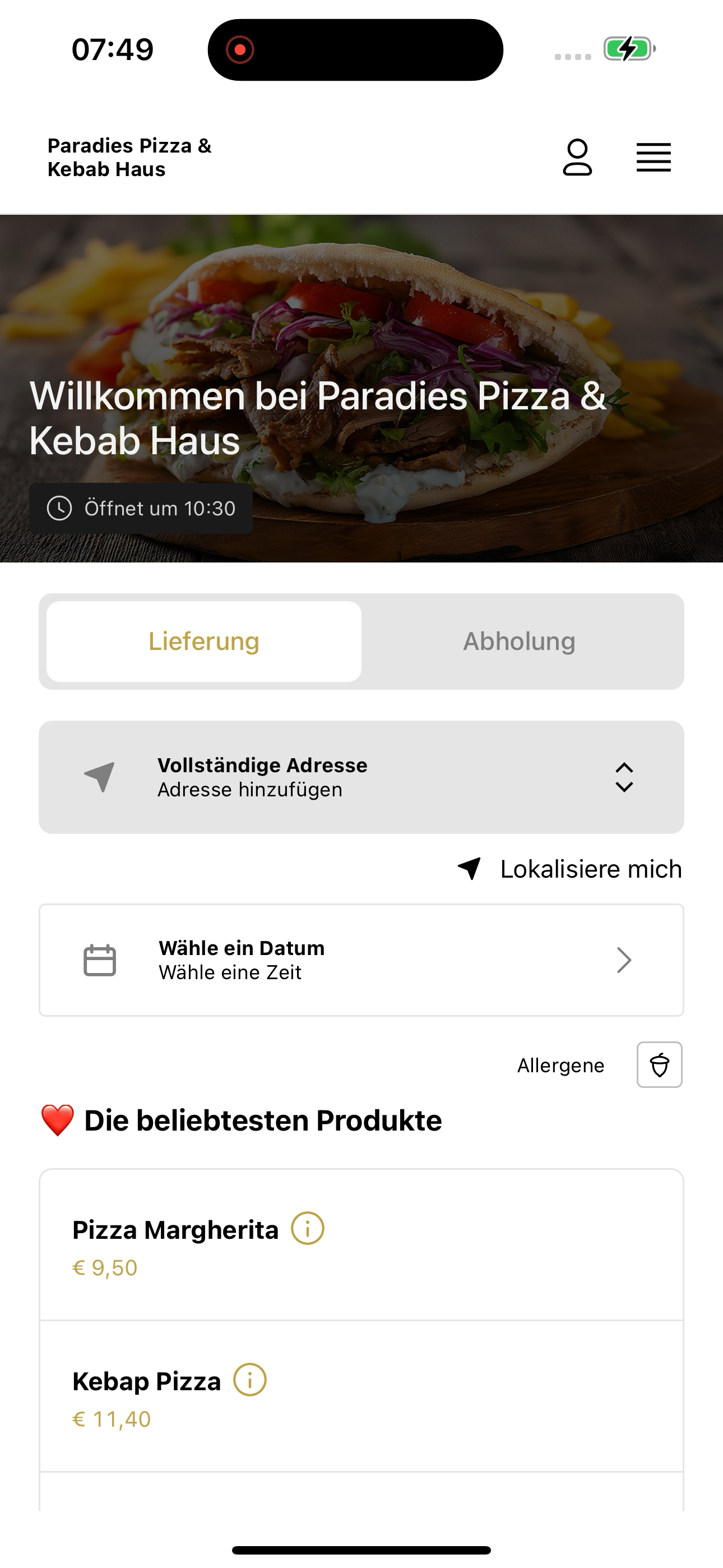 Paradies Pizza & Kebab Haus screenshot 5