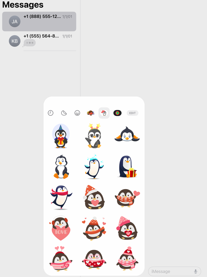 Adorable Baby Penguin Stickers