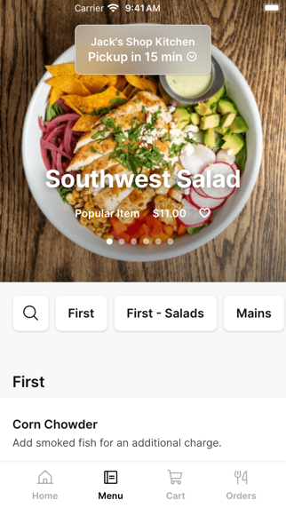 Jack's Shop Kitchen iPhone screenshot 2 - Food & Drink app