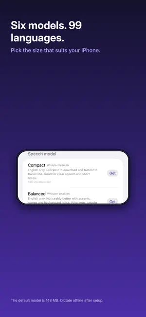 Offline Dictation: VoiceCrisp screenshot 4