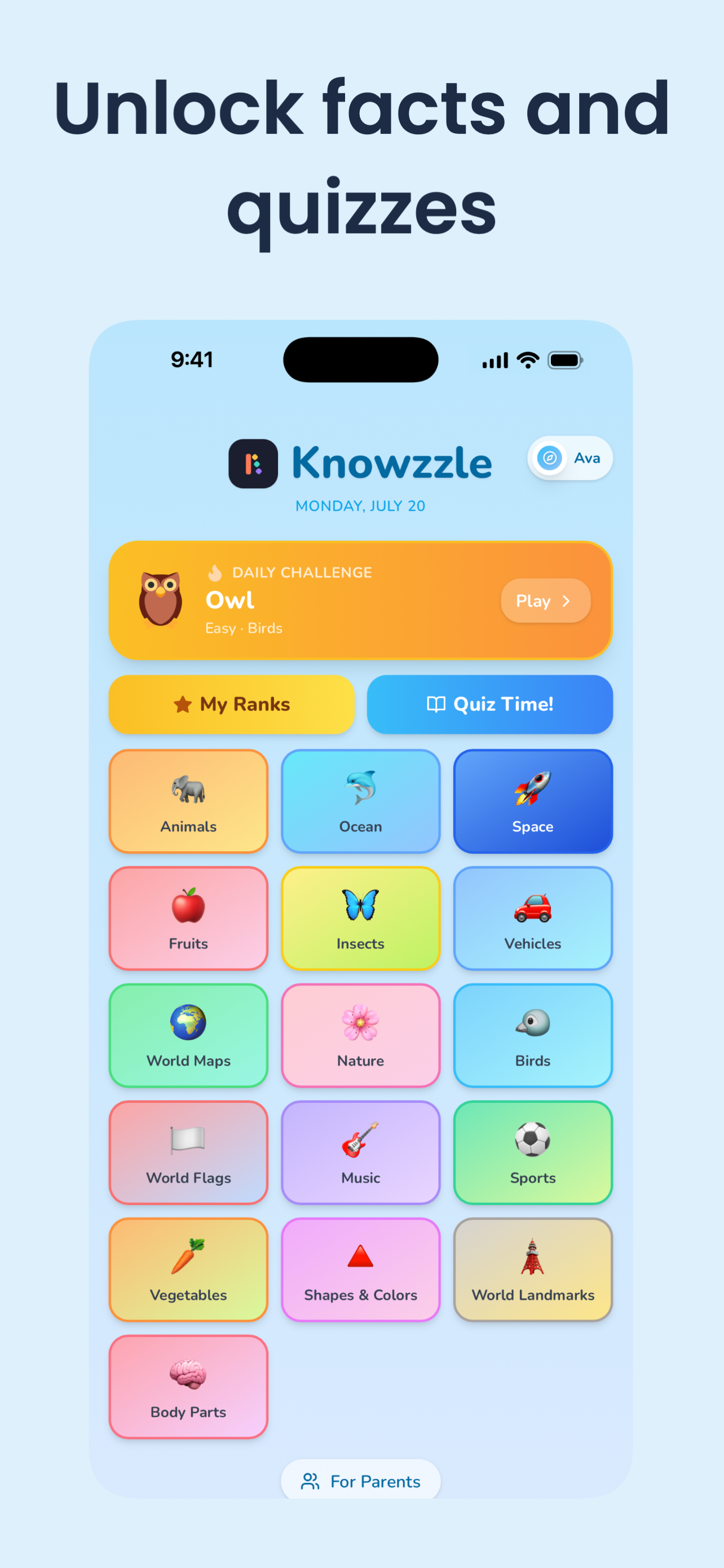 Knowzzle: Kids Puzzles & Quiz screenshot 3