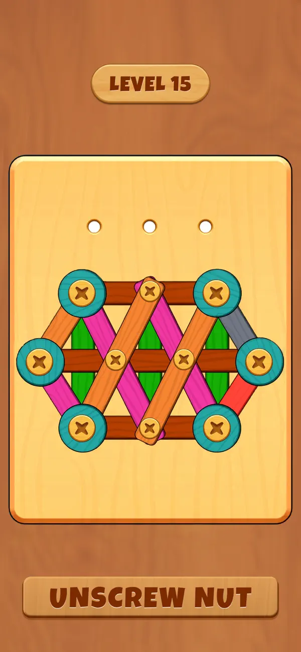 Screenshot #1 pour Nuts & Bolts: Screw Puzzle