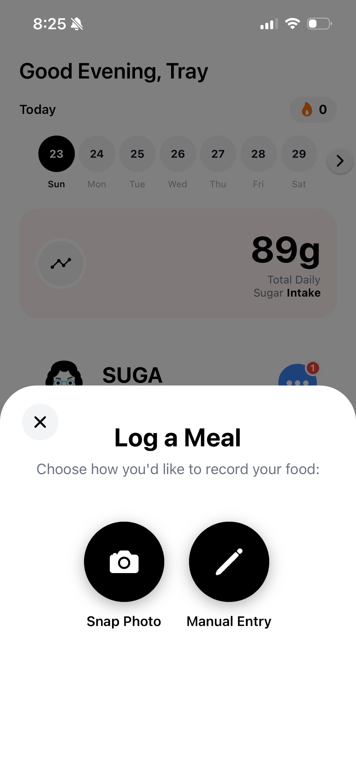 SUGA: Sugar Coach & Tracker