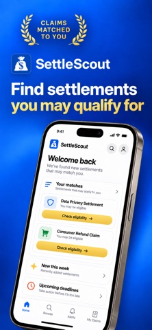 SettleScout: Class Action Cash Screenshot 1 of 5