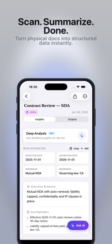 DocSnap: Scan & AI Summaries Screenshot 1 of 5