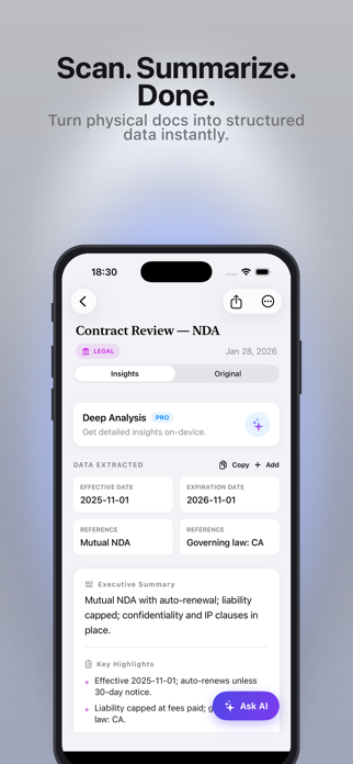 DocSnap: Scan & AI Summaries Screenshot 1 of 5