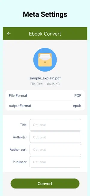 Ebook Formats Converter screenshot 2