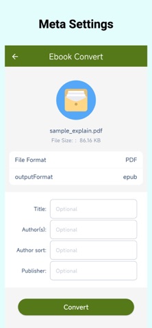 Ebook Formats Converter Screenshot 2 of 4
