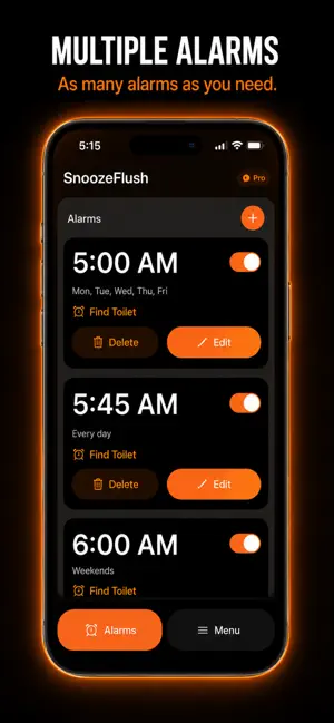 SnoozeFlush: Toilet Alarm screenshot 3