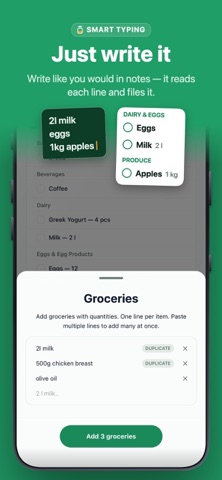 Almost Out: Grocery List Screenshot 2 of 5