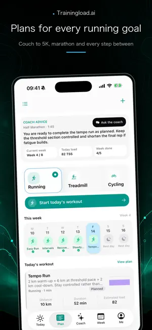 Trainingload.ai screenshot 1