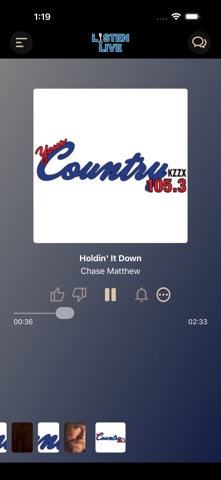 Your Country 105.3 KZZX screenshot