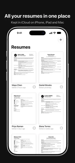 Resume Builder: Easy PDF Maker screenshot 3