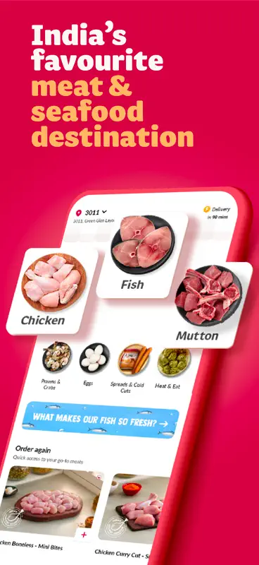 Licious - Chicken, Fish & Meat screenshot 1 of 8