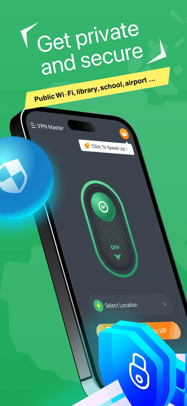 Screenshot #1 pour VPN Master - Fast Proxy Server
