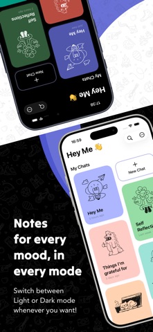 Hey Me - Chat Notes screenshot