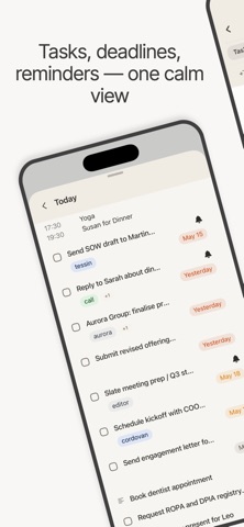 Takt - Notes & Tasks together iPhone screenshot