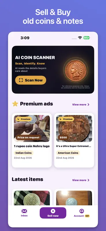 Hobbyclues: Sell old coins screenshot 1 of 6